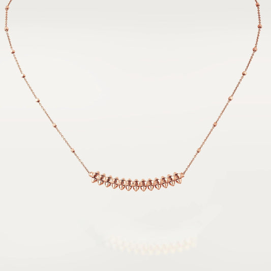 [WZQ]CLASH PINK GOLD NECKLACE