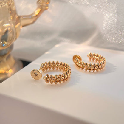 [WZQ]CLASH SMALL HOOP EARRINGS
