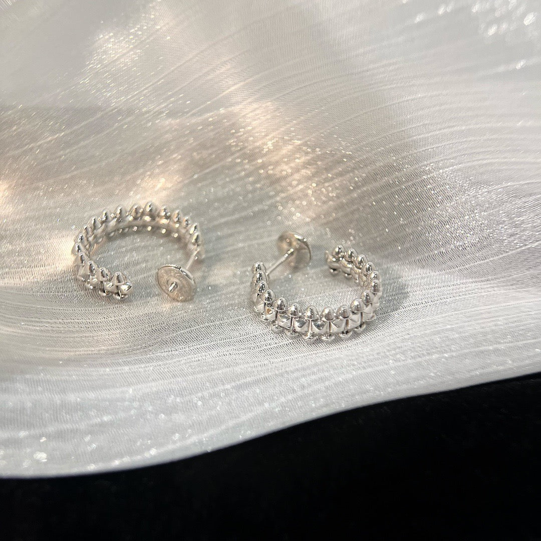 [WZQ]CLASH SMALL HOOP EARRINGS