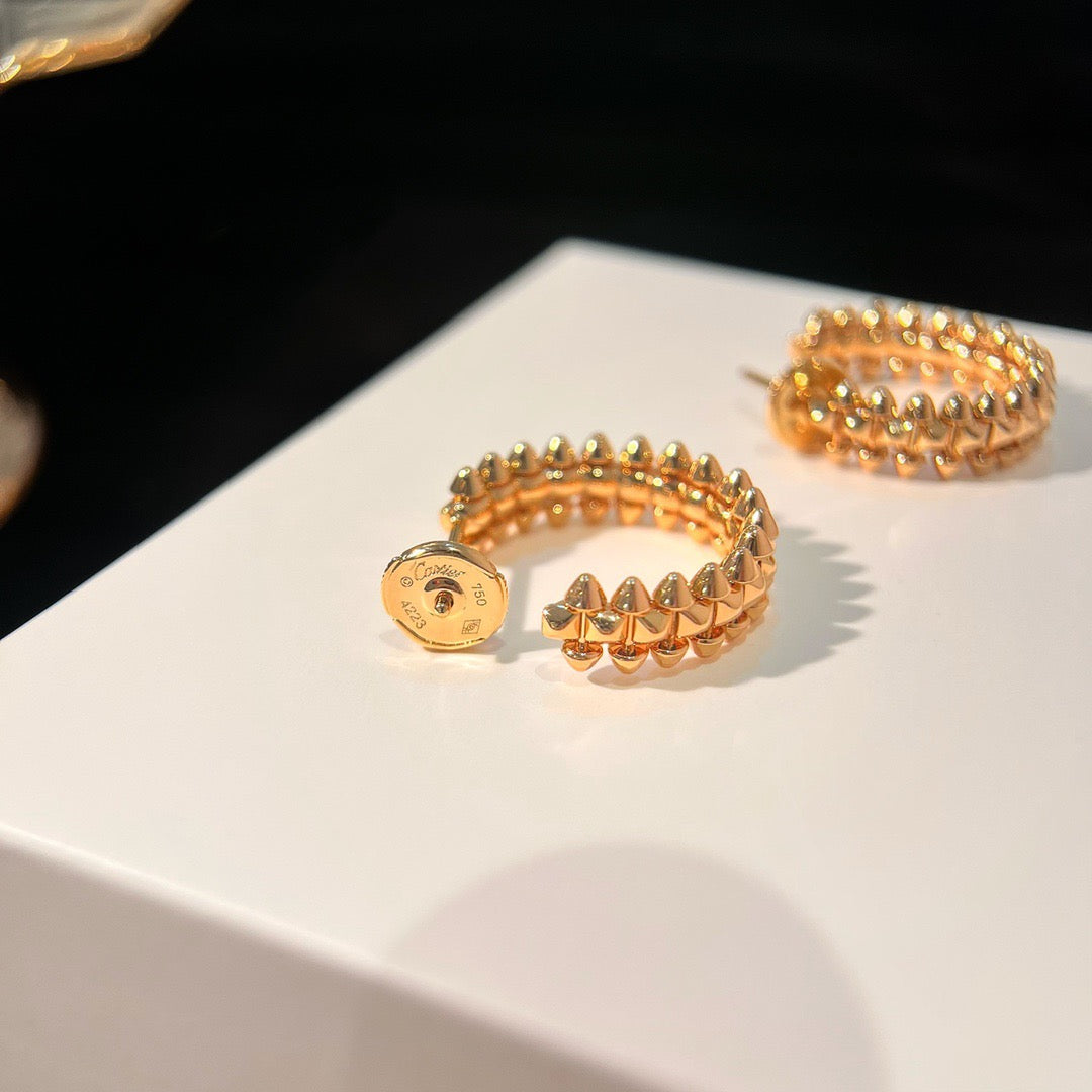 [WZQ]CLASH SMALL HOOP EARRINGS