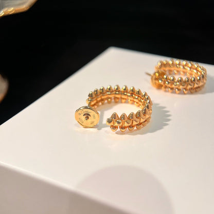 [WZQ]CLASH SMALL HOOP EARRINGS
