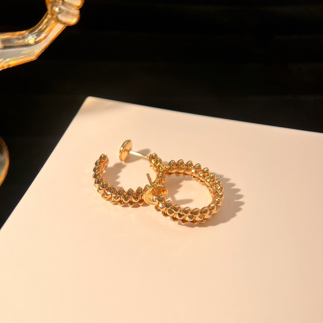 [WZQ]CLASH SMALL HOOP EARRINGS