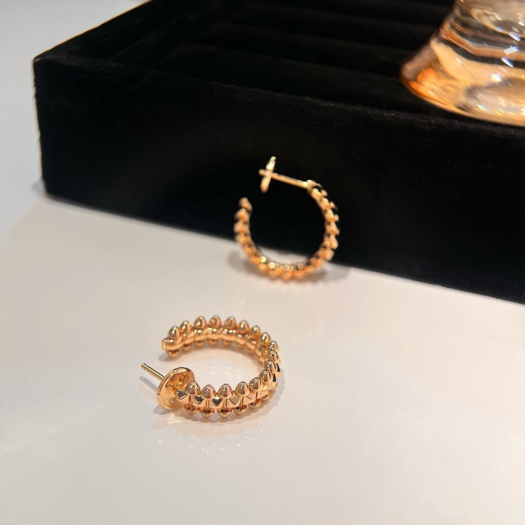 [WZQ]CLASH SMALL HOOP EARRINGS