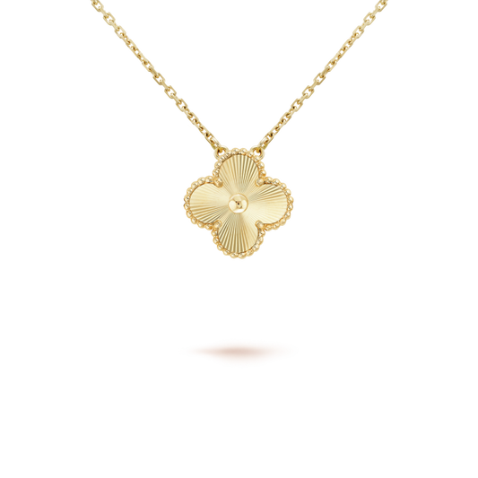 [WZQ]CLOVER 15MM LASER NECKLACE