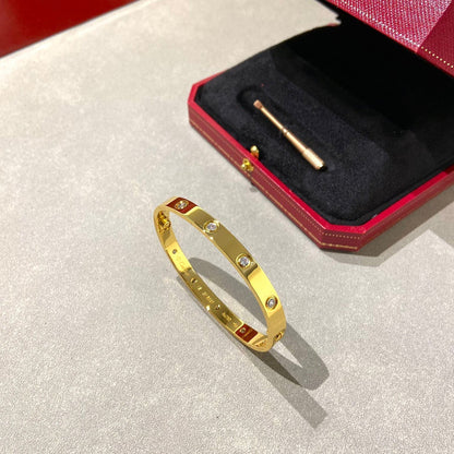 [WZQ]LOVE BRACELET 6.1MM 10 DIAMONDS