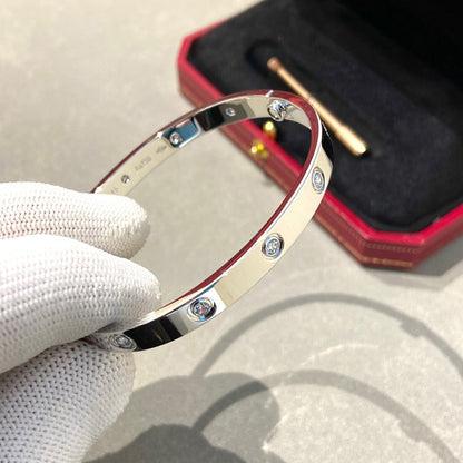 [WZQ]LOVE BRACELET 6.1MM 10 DIAMONDS