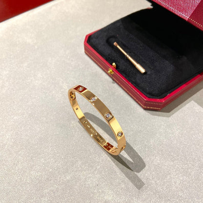 [WZQ]LOVE BRACELET 6.1MM 10 DIAMONDS
