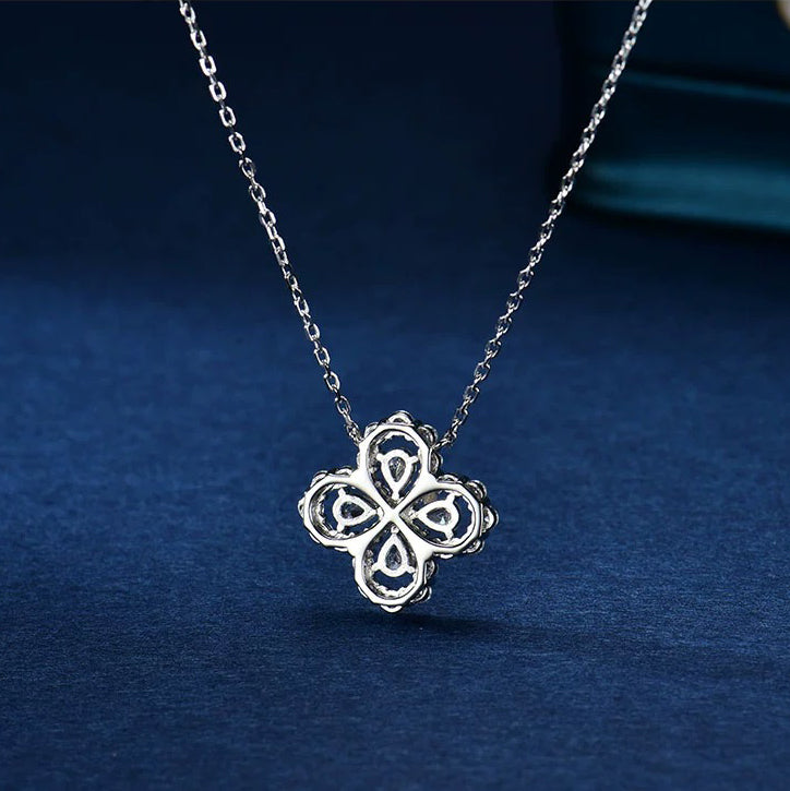 [WZQ]LOOP NECKLACE FULL MOTIF DIAMOND 16MM MULTIPLE COLORS