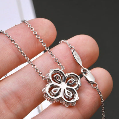 [WZQ]LOOP NECKLACE FULL MOTIF DIAMOND 16MM MULTIPLE COLORS