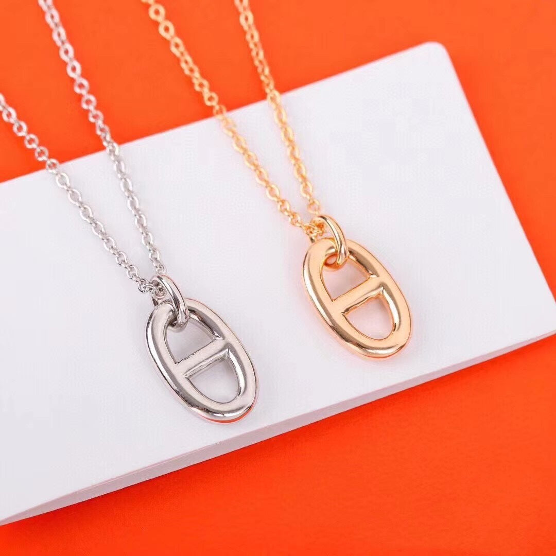 [WZQ]HM PIG NOSE NECKLACE