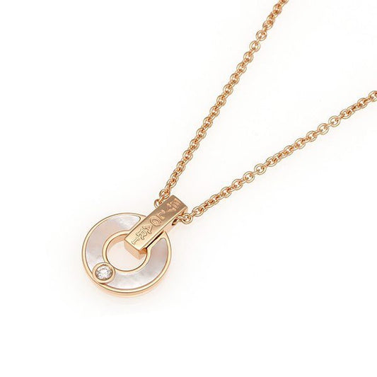 [WZQ]GARI NECKLACE PINK GOLD MOP