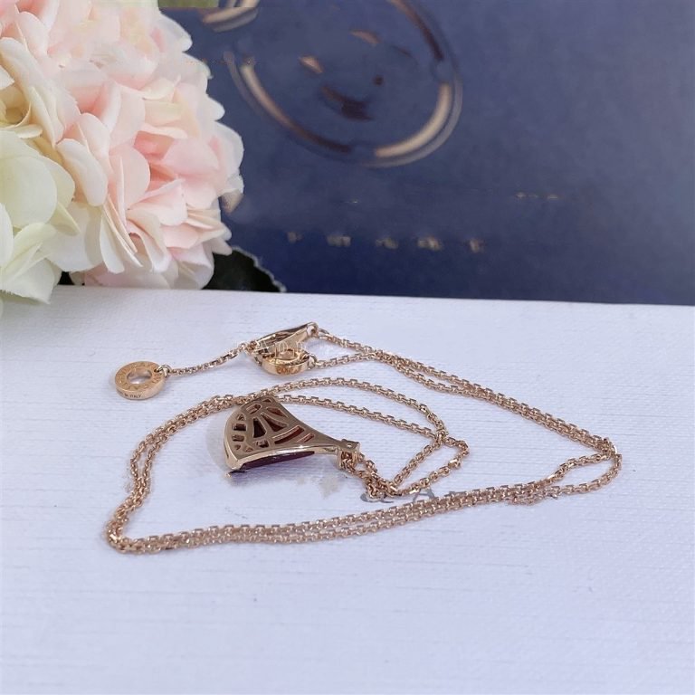 [WZQ]DREAM NECKLACE CARNELIAN 1 DIAMOND