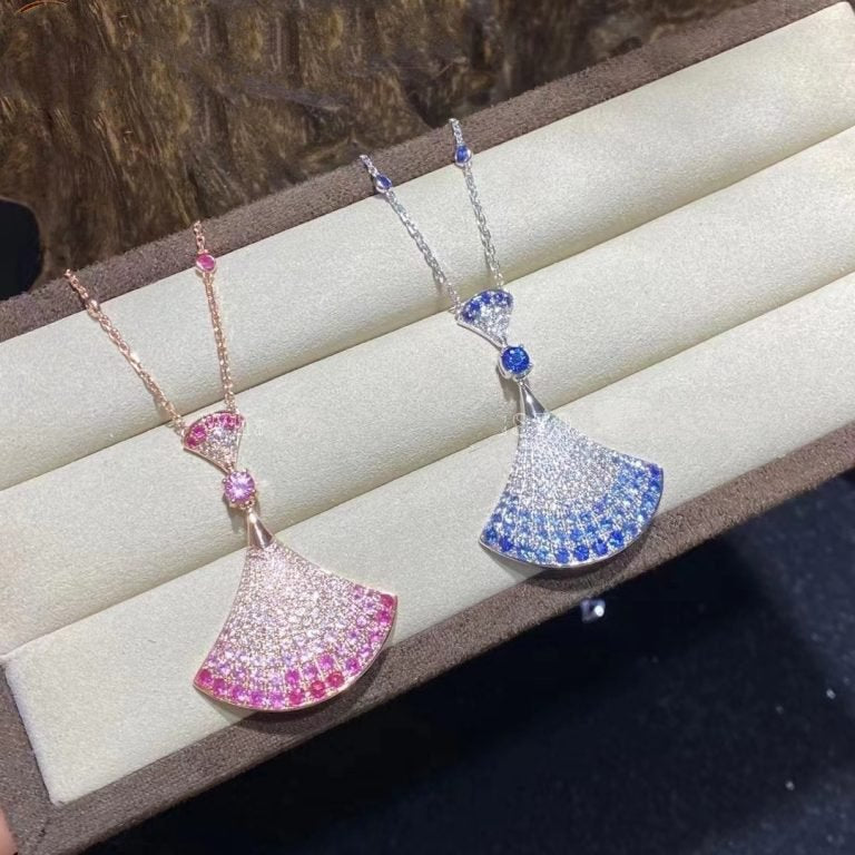 [WZQ]DREAM NECKLACK DIAMOND PINK GOLD
