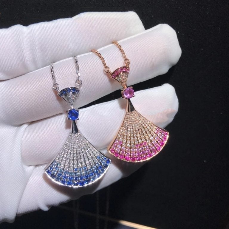 [WZQ]DREAM NECKLACK DIAMOND PINK GOLD