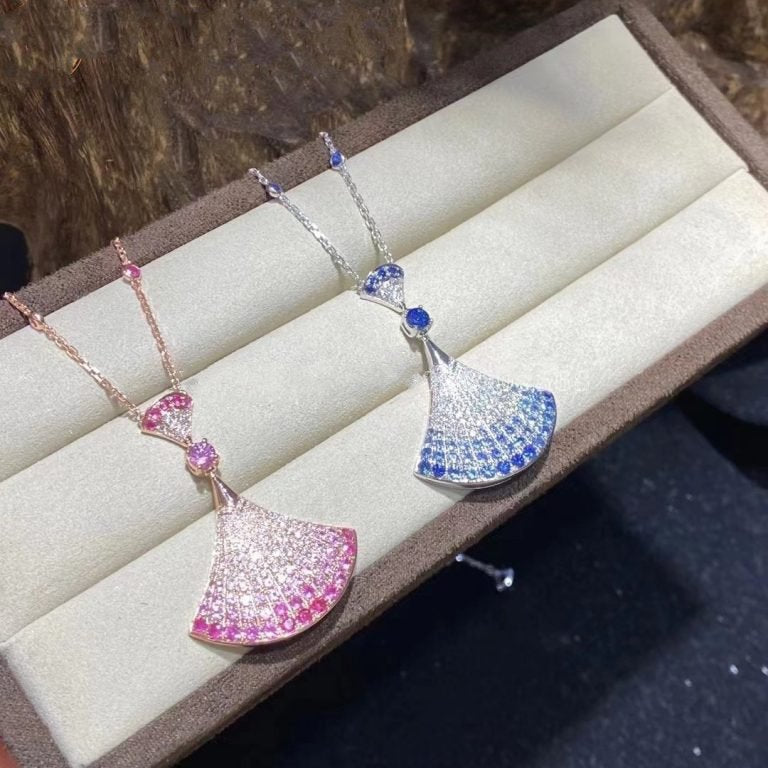[WZQ]DREAM NECKLACK DIAMOND PINK GOLD