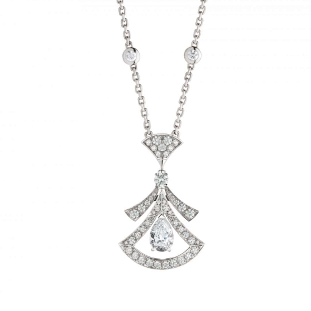 [WZQ]DREAM NECKLACE WHITE DIAMOND SILVER