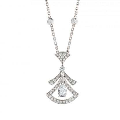 [WZQ]DREAM NECKLACE WHITE DIAMOND SILVER