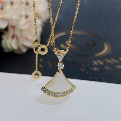 [WZQ]DREAM NECKLACE MOP GOLD DIAMOND