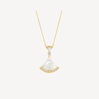 [WZQ]DREAM NECKLACE MOP GOLD DIAMOND