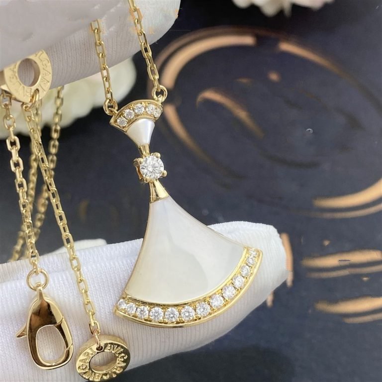 [WZQ]DREAM NECKLACE MOP GOLD DIAMOND
