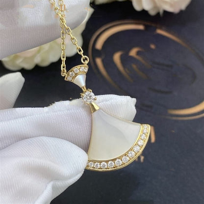 [WZQ]DREAM NECKLACE MOP GOLD DIAMOND