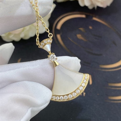 [WZQ]DREAM NECKLACE MOP GOLD DIAMOND