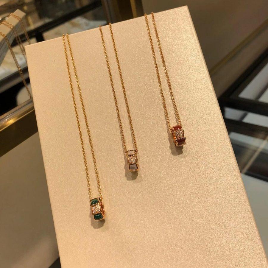 [WZQ]SERPENTI PEDANT DIAMOND NECKLACE