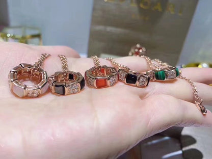 [WZQ]SERPENTI PEDANT DIAMOND NECKLACE