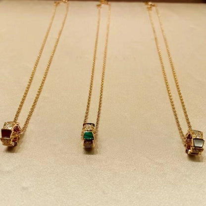 [WZQ]SERPENTI PEDANT DIAMOND NECKLACE