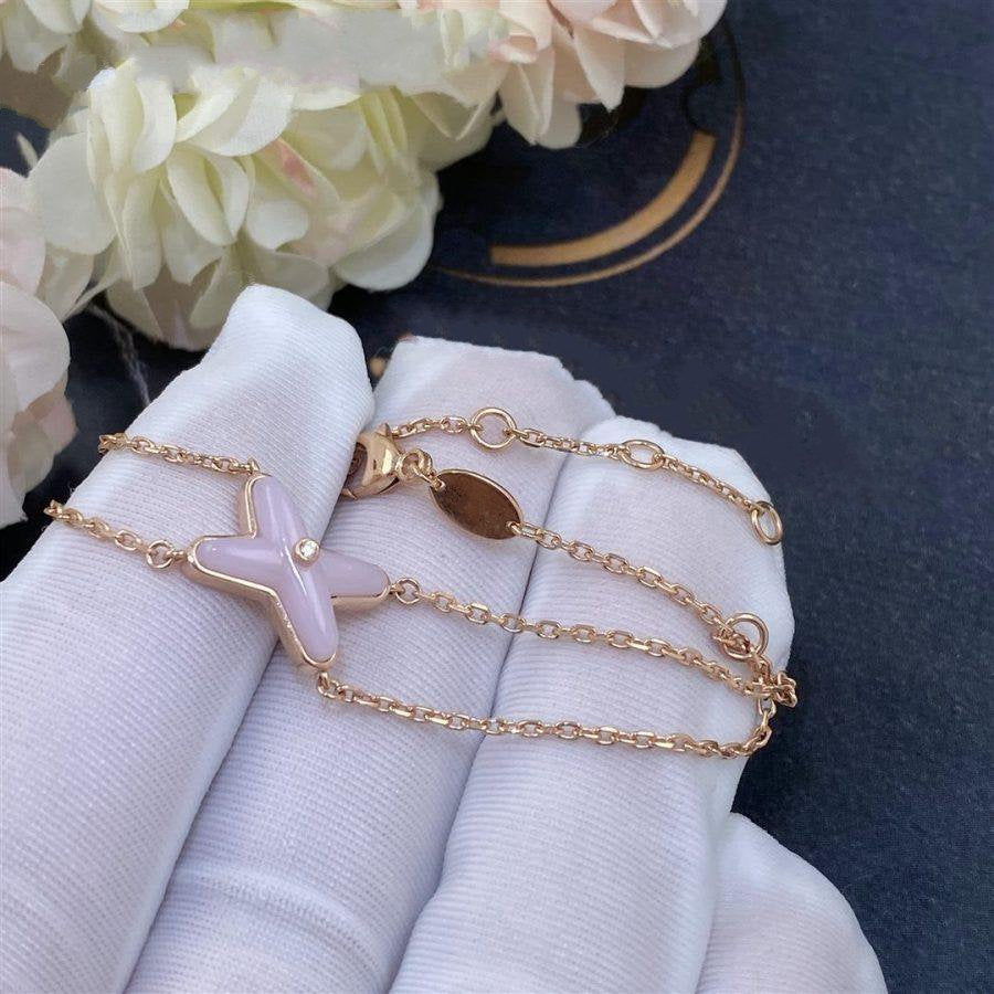 [WZQ]JEUX BRACELET PINK MOP PINK GOLD 1 DIAMOND