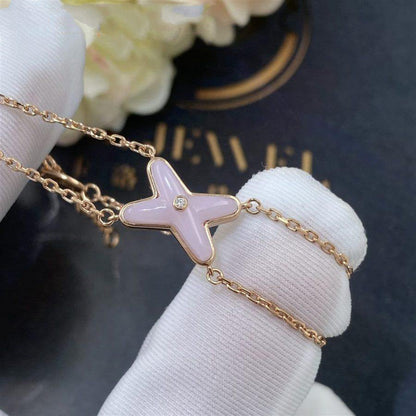 [WZQ]JEUX BRACELET PINK MOP PINK GOLD 1 DIAMOND