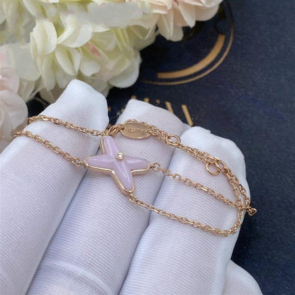 [WZQ]JEUX BRACELET PINK MOP PINK GOLD 1 DIAMOND