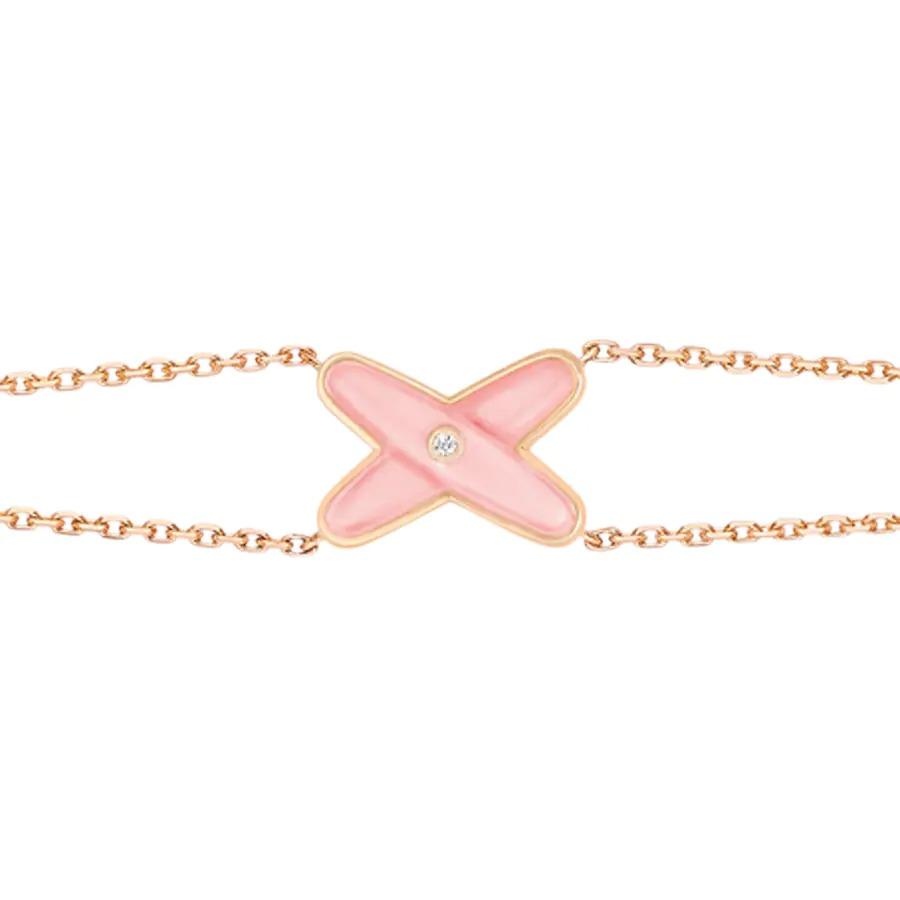 [WZQ]JEUX BRACELET PINK MOP PINK GOLD 1 DIAMOND