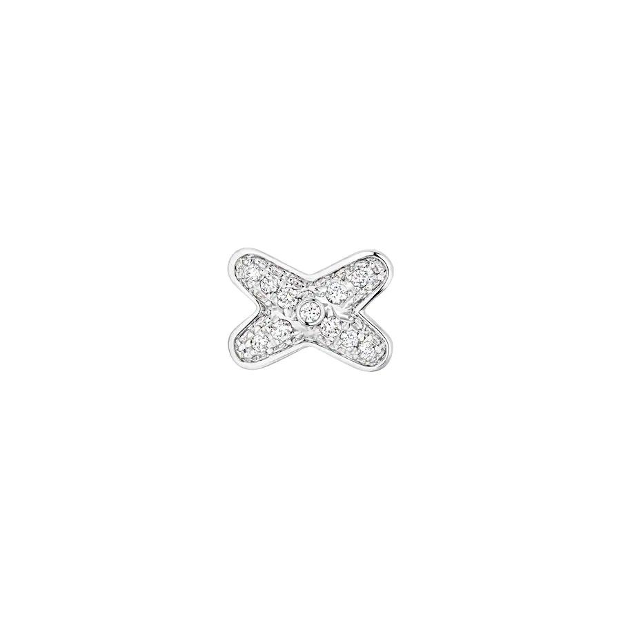[WZQ]JEUX DE SILVER DIAMOND EARRINGS