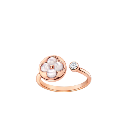 [WZQ]SUN 1 DIAMOND PINK MOP RING