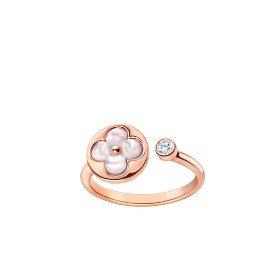 [WZQ]SUN 1 DIAMOND PINK MOP RING