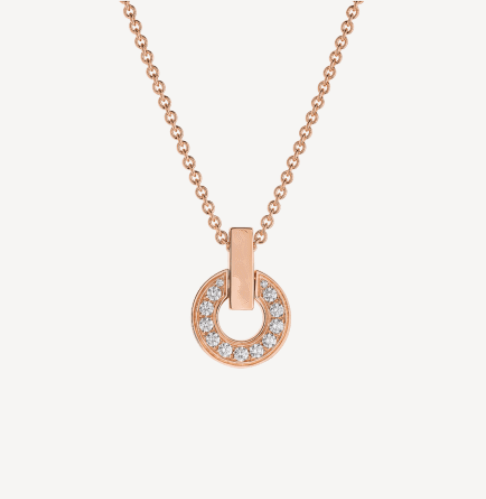 [WZQ]GARI NECKLACE PINK GOLD DIAMOND