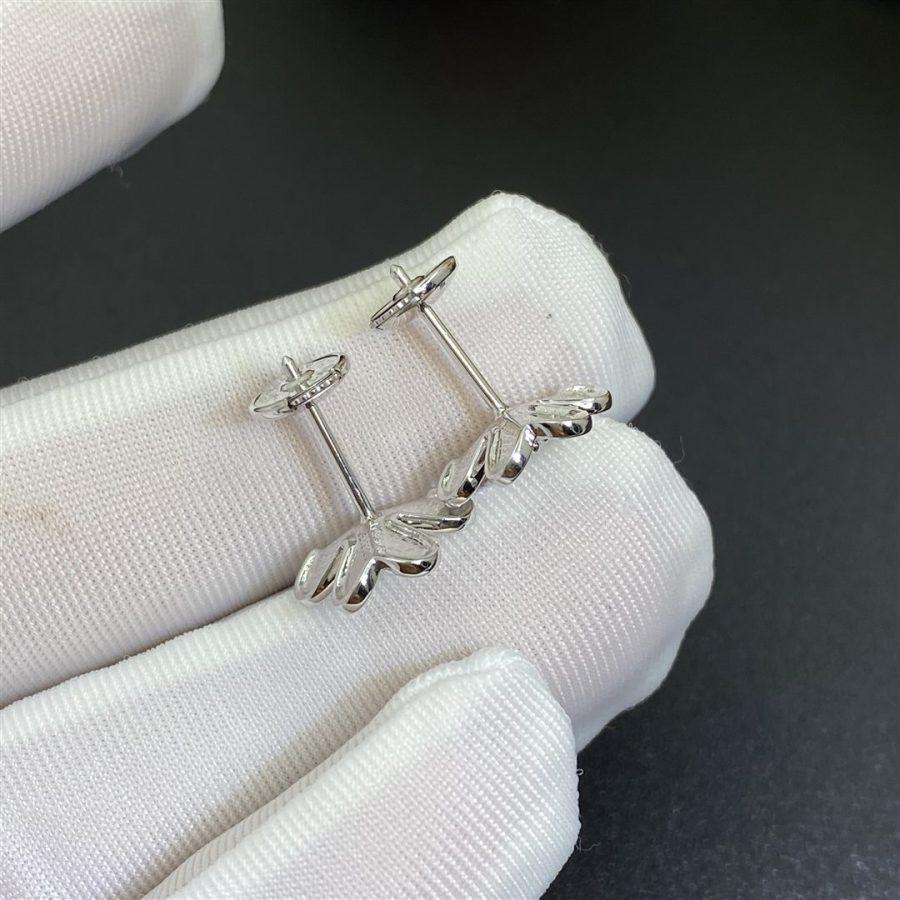 [WZQ]FRIVOLE MINI SILVER FLOWER EARRINGS