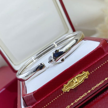 [WZQ]PANTHERE SILVER OPEN BRACELET