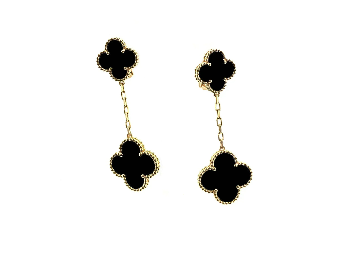 [WZQ]CLOVER 2 MOTIFS  EARRINGS (MULTIPLE CHOICESC